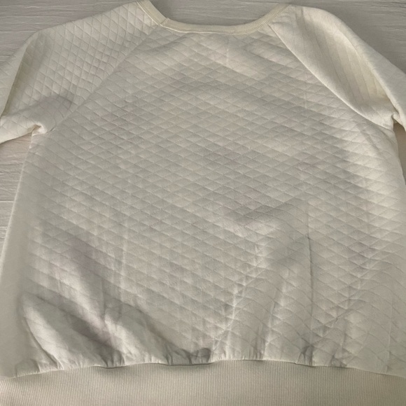 Quilted floral sweatshirt with raglan sleeves - NWOT - Picture 3 of 6